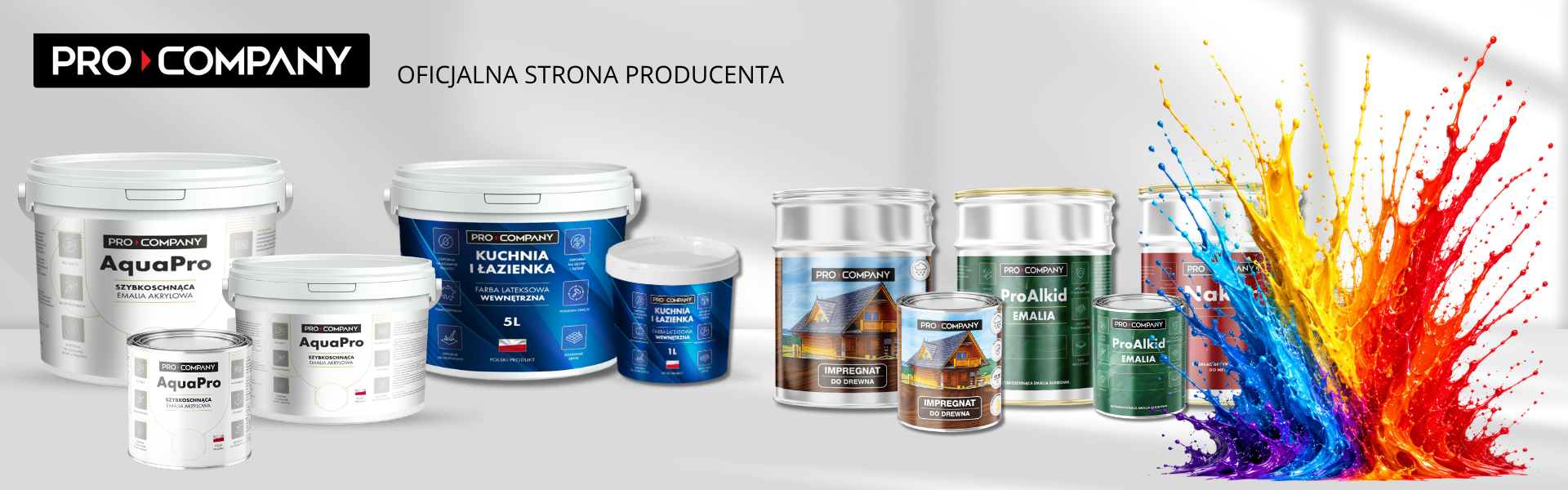 Oficjalna strona producenta chemii remontowej i budowlanej Pro Company